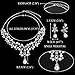 EVER FAITH Flower Simulated Pearl Wedding Jewelry Set Clear Austrian Crystal