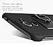 DTEK 60 Case, BlackBerry DTEK60 Case,MicroP Super Frosted Shield Hard Cover Case with Stand and Screen Protector Compatible for BlackBerry DTEK60 (Black)