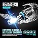 BEAMTECH 9005 LED Bulb, Conversion Kit Fanless Quieter CSP Chip Xenon White All In One Halogen Replacement Focused Pattern Low Fog Light