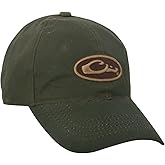 Drake Waterfowl Men's 8oz Waxed Canvas Mid-Profile Logo Cap