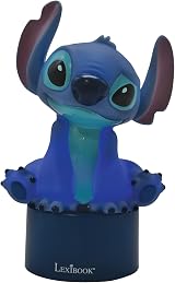 Lexibook Disney Stitch Nightlight with Speaker Colour Change Blue NS01D view 2