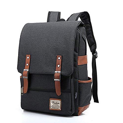 Professional Slim Laptop Backpacks, FEWOFJ Travel Daypack Casual business College Rucksack for Men Women, Work, Macbook, Tablet - Black