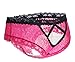 Sofishie Sexy V-Back Open Crotch Panties - Pink - XL