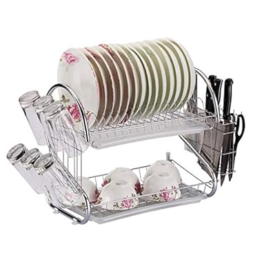 Amazon.de: Abtropfgestell Abtropfhalter über Spüle mit Utensilienhalter