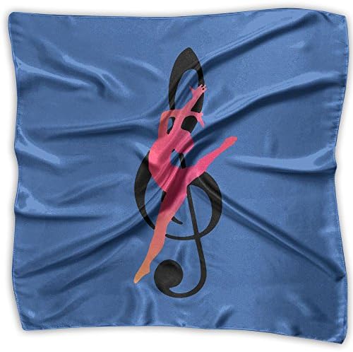 Guard Music Note Women's Fashion Print Square Scarf Neckerchief Headdress M