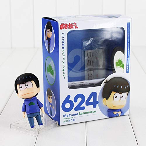 F&J Doraemon Osomatsu-San Matsuno Karamatsu 624 Action Figure Toy(9cm, Blue)
