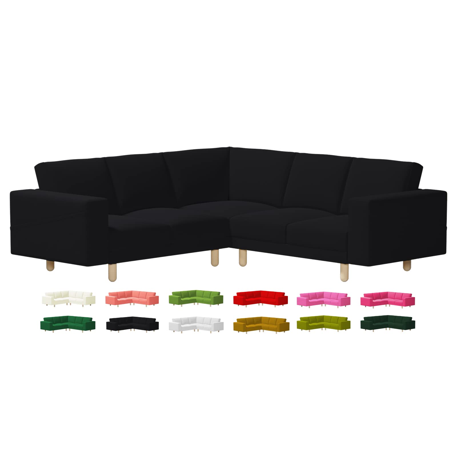 The Durable Velvet Fabric Replacement Cover Fits
