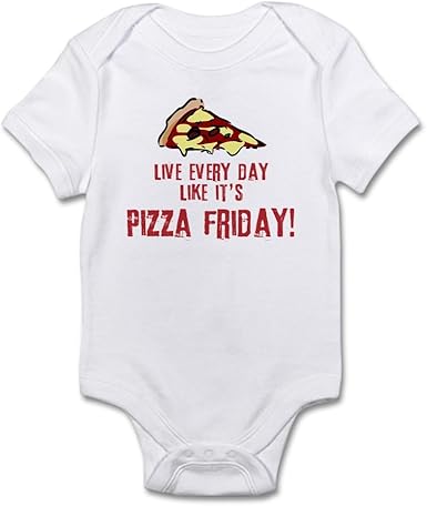 pizza onesie baby