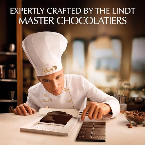 LINDT EXCELLENCE 95% COCOA DARK CHOCOLATE BAR, DARK CHOCOLATE CANDY, 2.8 OZ. (12 PACK)