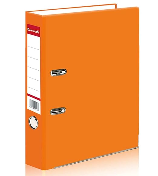 10 x Orange A4 Matt Large 75mm Lever Arch Files Folders Stationery