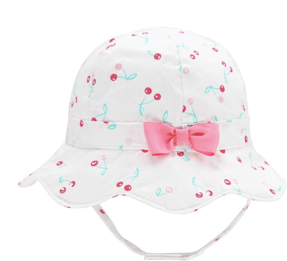 Toddler Kids Baby Girl Breathable Sun Hat Cotton Foldable 50+ SPF Protective