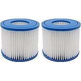 WuYan 2 Pack Swimming Pool Filters for 58093 Type I Replacement Filter Cartridge for 330 Gallon Inflatable Pool Filter Pump Filter