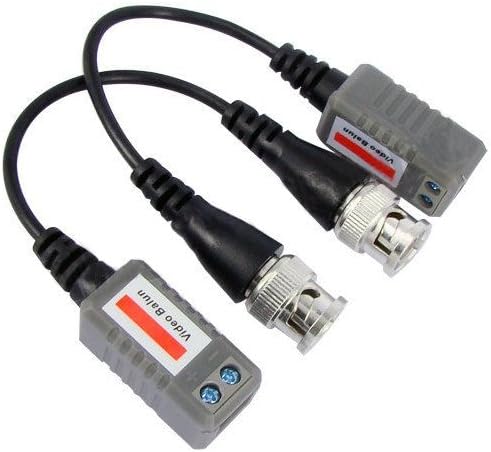 BW PAIR CCTV Camera BNC CAT5 Video Balun Transceiver Cable, 1Pair, 1-pair