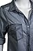 Women's Casual Button Down Roll Up Sleeve Cotton Denim Pocket Fitted Tunic Top