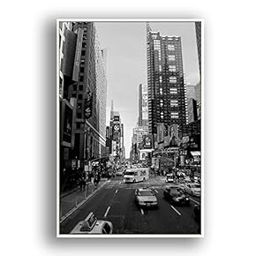 Framed Canvas Wall Art for Living Room, Bedroom Brooklyn Bridge and New York City Canvas Prints for Modern Home Decoration Ready to Hang - 16"x24" inches