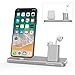 AirPods Charging Stand, iPhone Charging Dock, Amavasion 2 in 1 Charger Station for AirPods Wireless Bluetooth Headphone and iPhone X, iPhone 8/8 Plus, iPhone 7/7 Plus, iPhone 6/6S, iPhone 5/5S.