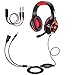 BlueFire Stereo Gaming Headset for Playstation 4 PS4, Over-Ear Headphones with Mic and LED Lights for Xbox One, PC, Laptop (Red)thumb 4