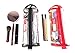 Rough Enough Multi-Purpose TSA Transparent Clear Small Pencil Case Portable Pen Pouch Cosmetic Travel Carry On Wash Bag Makeup Organizer Storage Holder with Handle for Student Exam Art Supply School