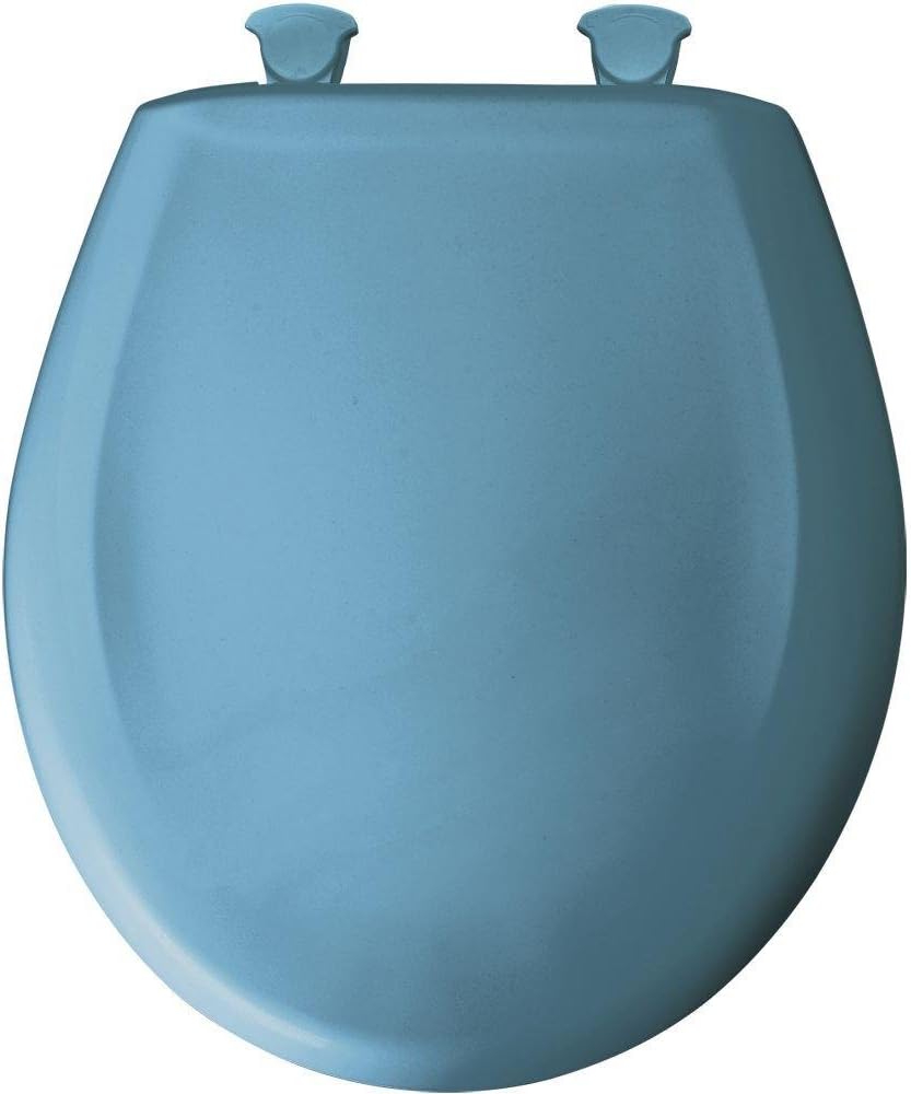 Best blue round plastic toilet seat
