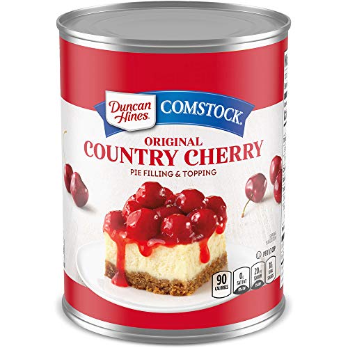 Comstock Original Pie Filling, Cherry, 21 Ounce (Pack of 12)