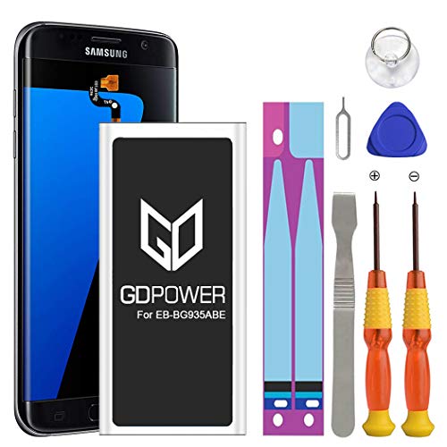 Galaxy S7 Edge Battery, GDPower 3900mAh High Capacity 0 Cycle Battery EB-BG935ABE Replacement for Samsung Galaxy S7 Edge G935 G935V G935A G935T G935P G935F with Complete Tool Kits -3 Year Warranty Galaxy S7 Edge Battery, GDPower 3900mAh High Capacity 0 Cycle Battery EB-BG935ABE Replacement for Samsung Galaxy S7 Edge G935 G935V G935A G935T G935P G935F with Complete Tool Kits -3 Year Warranty