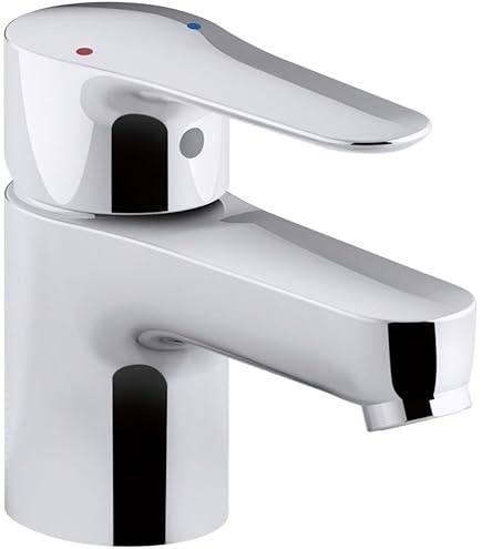 KOHLER 98827-4-CP Kumin Single-Handle Bathroom Sink Faucet In