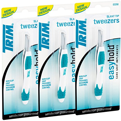 PACK OF 3 Trim Slant Tip Tweezers #03290