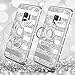 Maxdara Galaxy S9 Case, Galaxy S9 Glitter Sparkle Cute Women Girls Case Bling Shiny Diamond Rhinestone Ring Holder Stand Kickstand TPU Bumper Case Cover for Samsung Galaxy S9 5.8 inches (Silver)