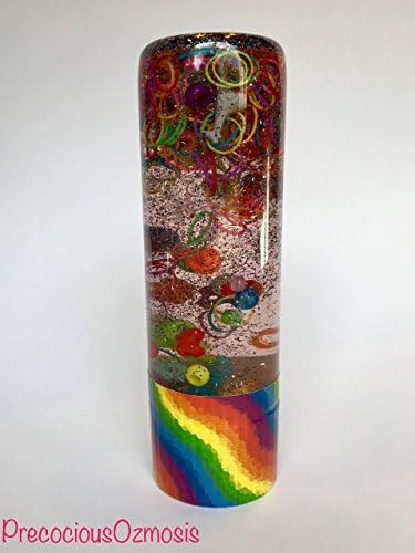 Rainbow Beads and Bands II Sensory Bottle, 11.16 oz