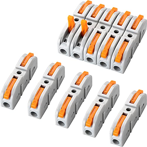 GKEEMARS 20 Pcs Wire Connector, 1 Conductor Compact Wire Connectors