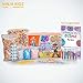 Slime Making Kit Supplies: Including Rainbow Foam Beads, Fishbowl Beads, 12 Glitter pack, Fruit and Flower Slices,Slime CuttingTools, 20 Large Containers, Free Ebook - DIY Slime and Clay decoration