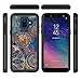 Samsung Galaxy A6 Case, LEEGU [Shock Absorption] Dual Layer Heavy Duty Protective Silicone Plastic Cover Rugged Case for Samsung Galaxy A6 2018 - Gear Wheel