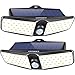 URPOWER Solar Lights Outdoor, Upgraded Two-Sided Illumination 80 LED Solar Lights Waterproof Wireless Security Solar Motion Sensor Light Outdoor Wall Light for Driveway Step Stair Pool Patio 2 Pack