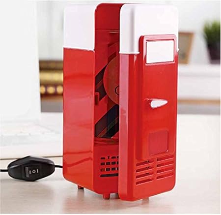 ThreeH Mini refrigerador del USB Refrigerador Bebidas Latas ...
