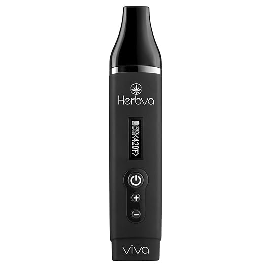 title=Airistech VIVA Kit Vaporizzatore per Erbe Secche con Caldaia Ceramica (Nero)