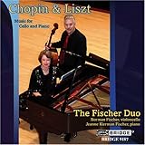 MUSIC FOR CELLO AND PIANO BY CHOPIN AND LISZT      image