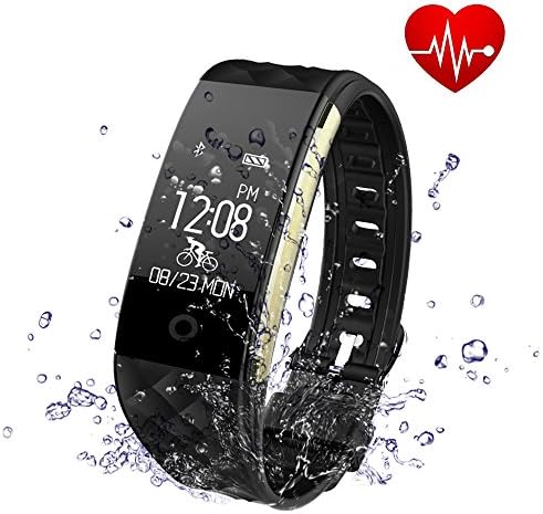 Fitness Tracker, Toprime Waterproof Activity Tracker with Heart Rate Monitor Sleep Monitor Pedometer Calorie Counter, Smart Watch for Android and IOS