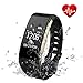 Fitness Tracker, Toprime Waterproof Activity Tracker with Heart Rate Monitor Sleep Monitor Pedometer Calorie Counter, Smart Watch for Android and IOS