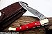 DKC Knives Sale DKC-62-RD RED Prince Laguiole Style Damascus Steel Folding Pocket Knife 4