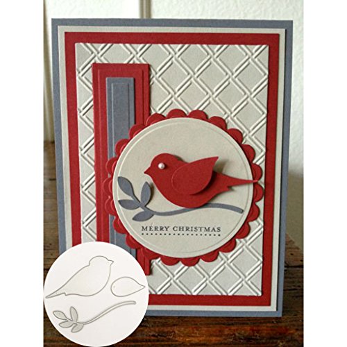 Yeahii Bird Cutting Dies Stencil for DIY Scrapbooking Embossing Album Paper Card Crafts