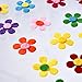 Sumind Felt Flowers Fabric Flower Embellishments for DIY Crafts, Assorted Colors (100)