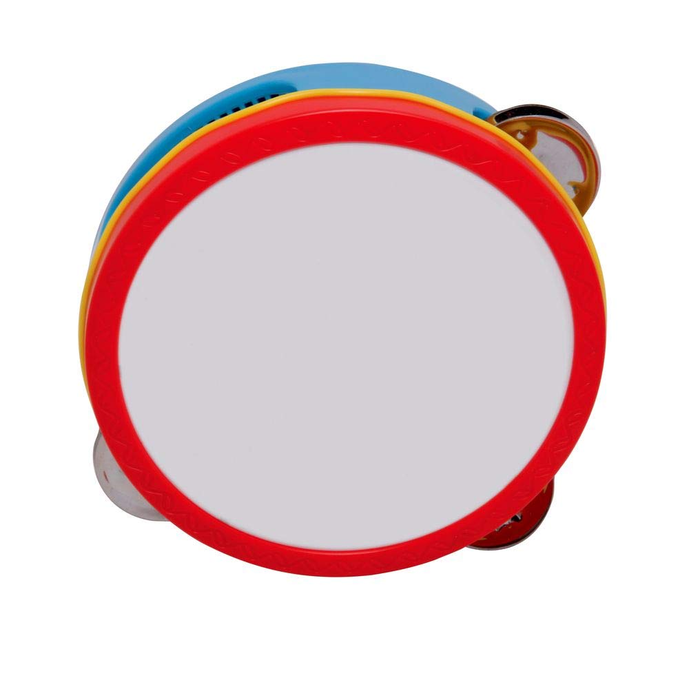 Halilit Children's Traditional Tambourine. Brightly Coloured and Designed for Little Hands. Rich Delightful Sounds. Suitable for Boys & Girls 2 years +