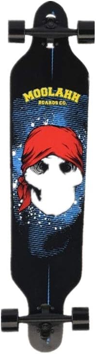 FTYUC Long board highway skateboarding four-wheeled flat dance board downhill board pirate