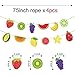 Anor Wishlife Tutti Frutti Party Supplies–Serves 16–Includes Paper Plates,Desrt Plates,Cups,Napkins,Balloon and Straw for Tropical Fruit Party,1st Birthday,Baby Shower,Picnic(151Pcs)