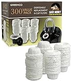 Greenco 0017C 300 Disposable Replacement K-Cup Filters Compatible with Keurig K-Cup Coffee Machines, Black