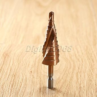 Generic Hot 1 Pc Large HSS-Co M35 Steel Step Cone Titanium Coated Drill Bit Hole Cutter Tools for metal 6-24mm