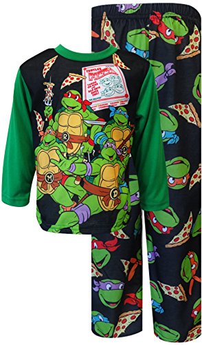 Teenage Mutant Ninja Turtles Pizza Party Toddlers Pajamas 2T