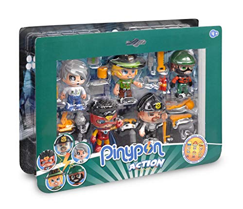 Pinypon Action Avión De Emergencia Con Piloto Y Mecánico, Incluye 2 Figuras Y Accesorios, Para Niños Y Niñas +4 Años