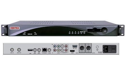 VERTEX MPEG4/2, DVS2/S, L-Band IRD (Integrated Receiver Decoder)