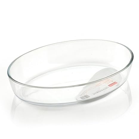 Amazon.com: Oval vidrio para el horno/pan de frutas/horno de ...